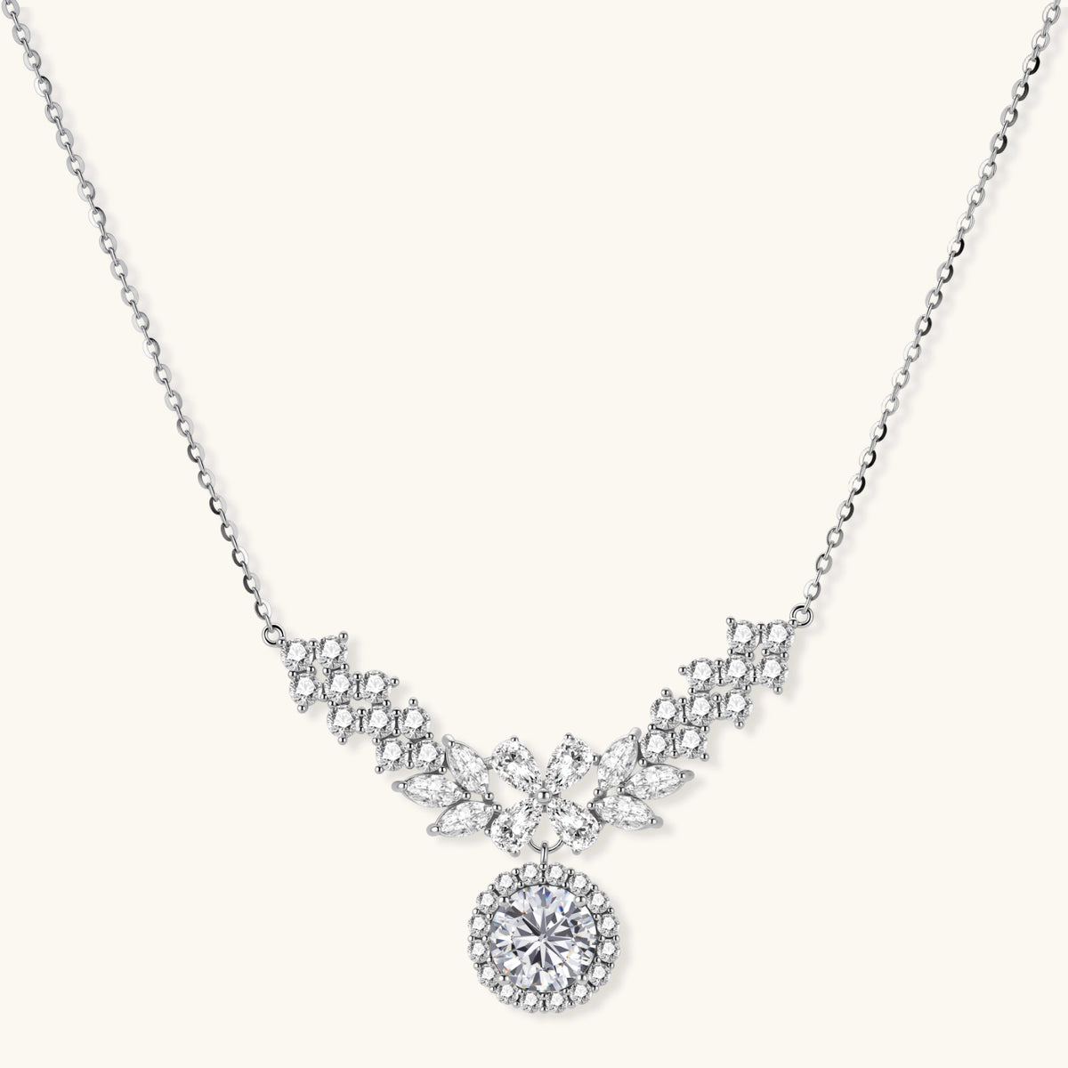 Celestial Wings Statement Necklace