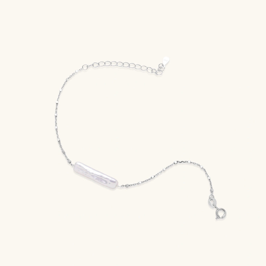Baroque Pearl Chain Bracelet