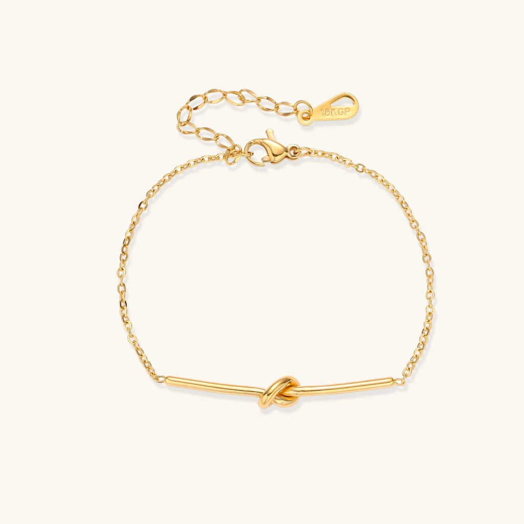 Twisted Knot Bar Bracelet
