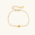 Twisted Knot Bar Bracelet