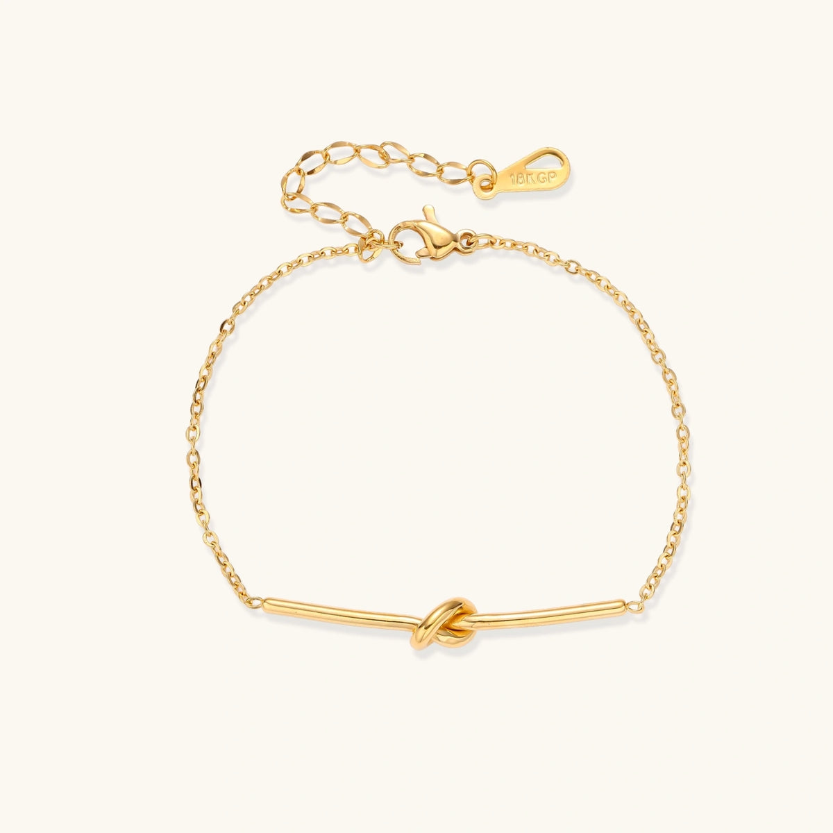 Twisted Knot Bar Bracelet