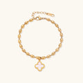 Reversible Lucky Clover Bracelet
