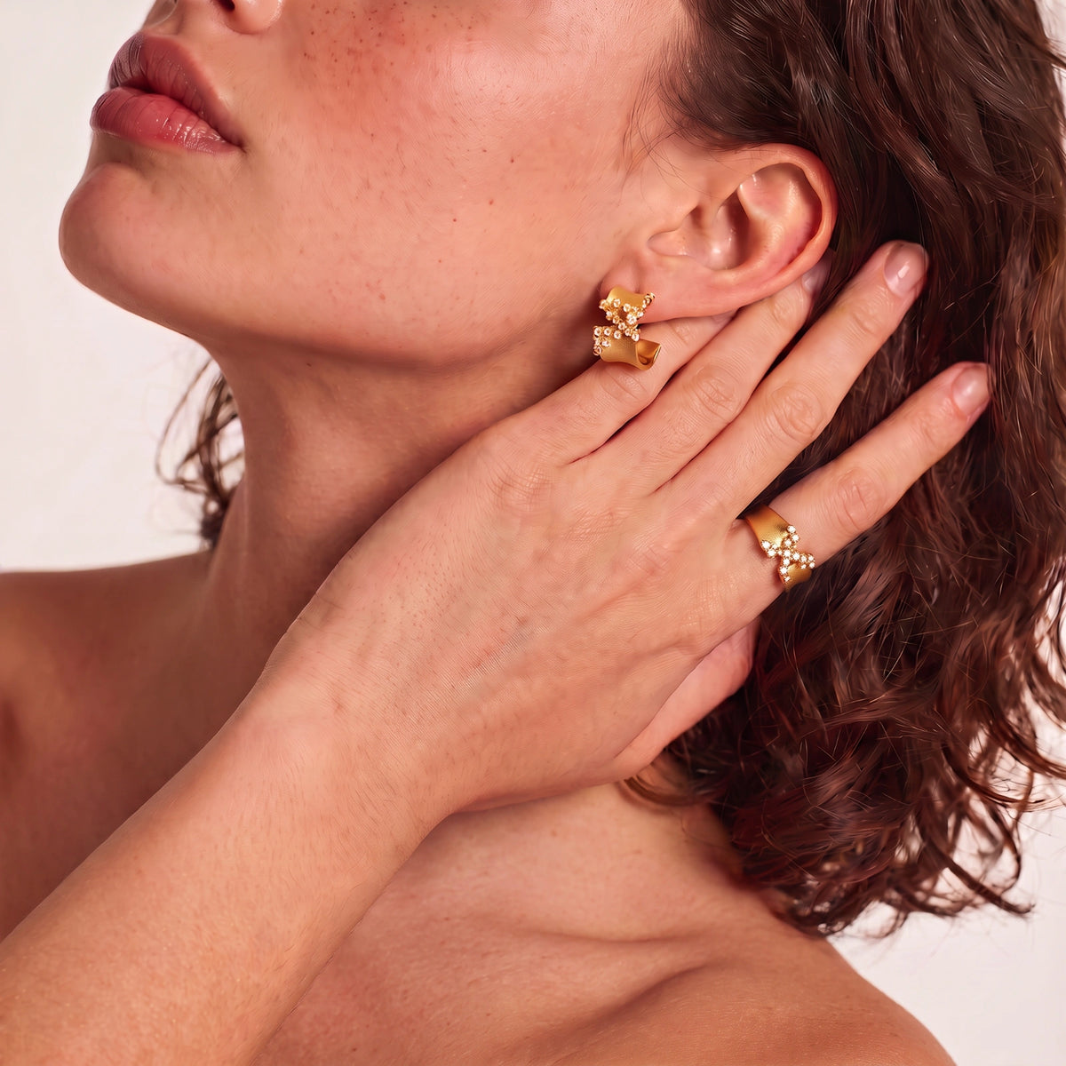 Stardust Hoop Earrings